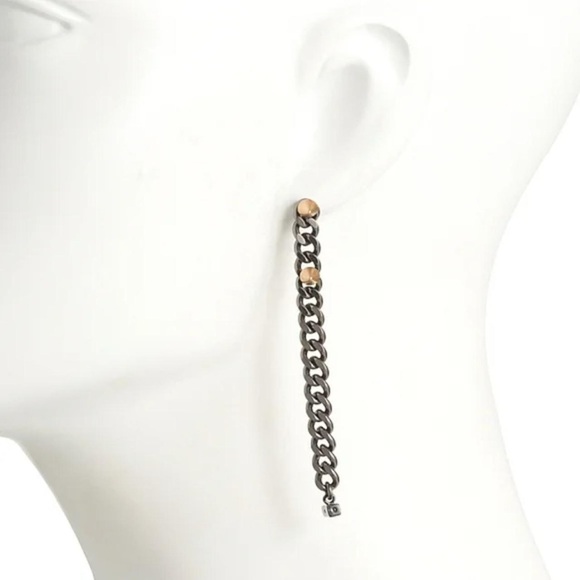 All Saints Chain Earrings $68 - Picture 3 of 3